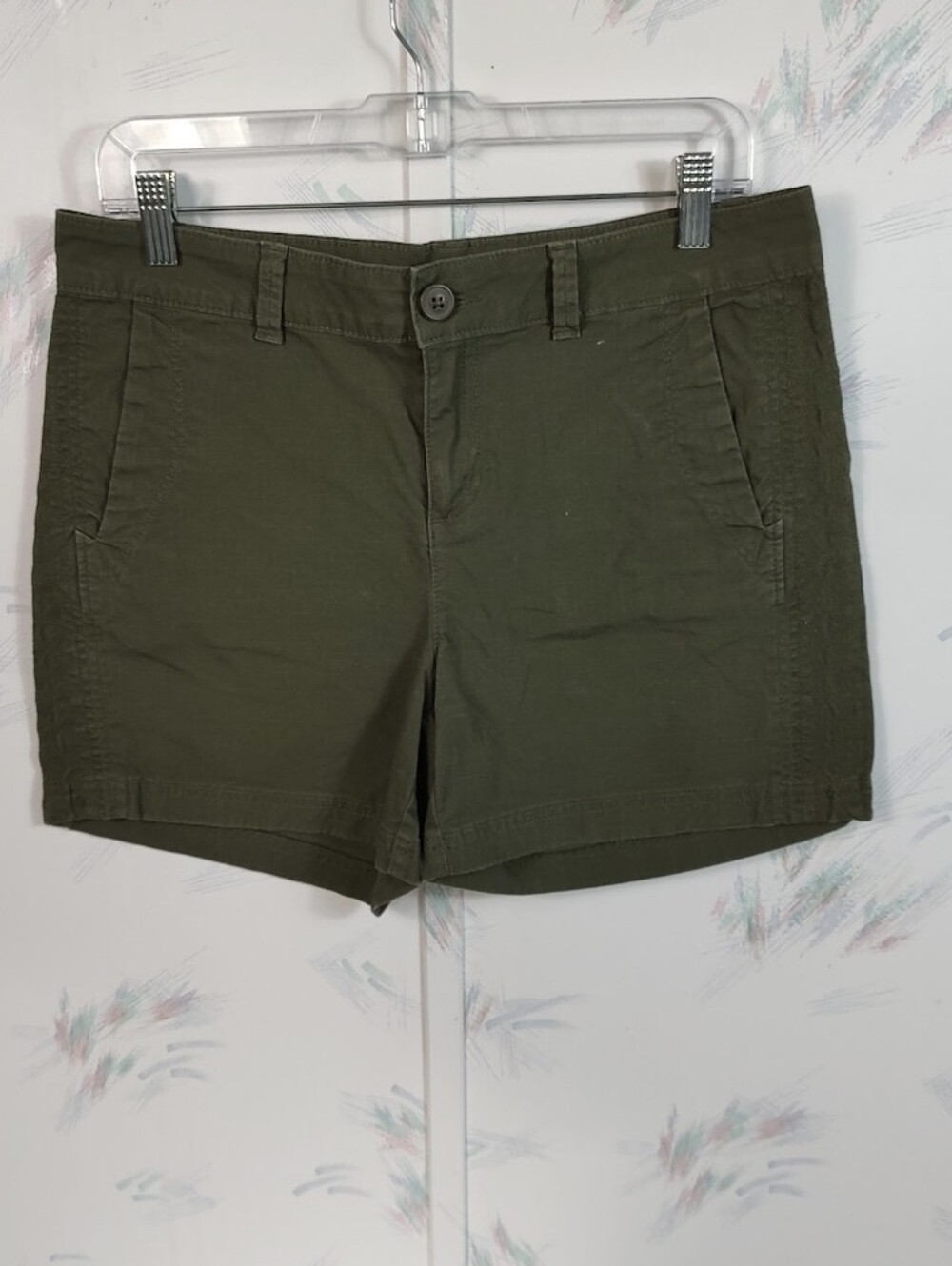 Eddie Bauer Green Chino Shorts 8
